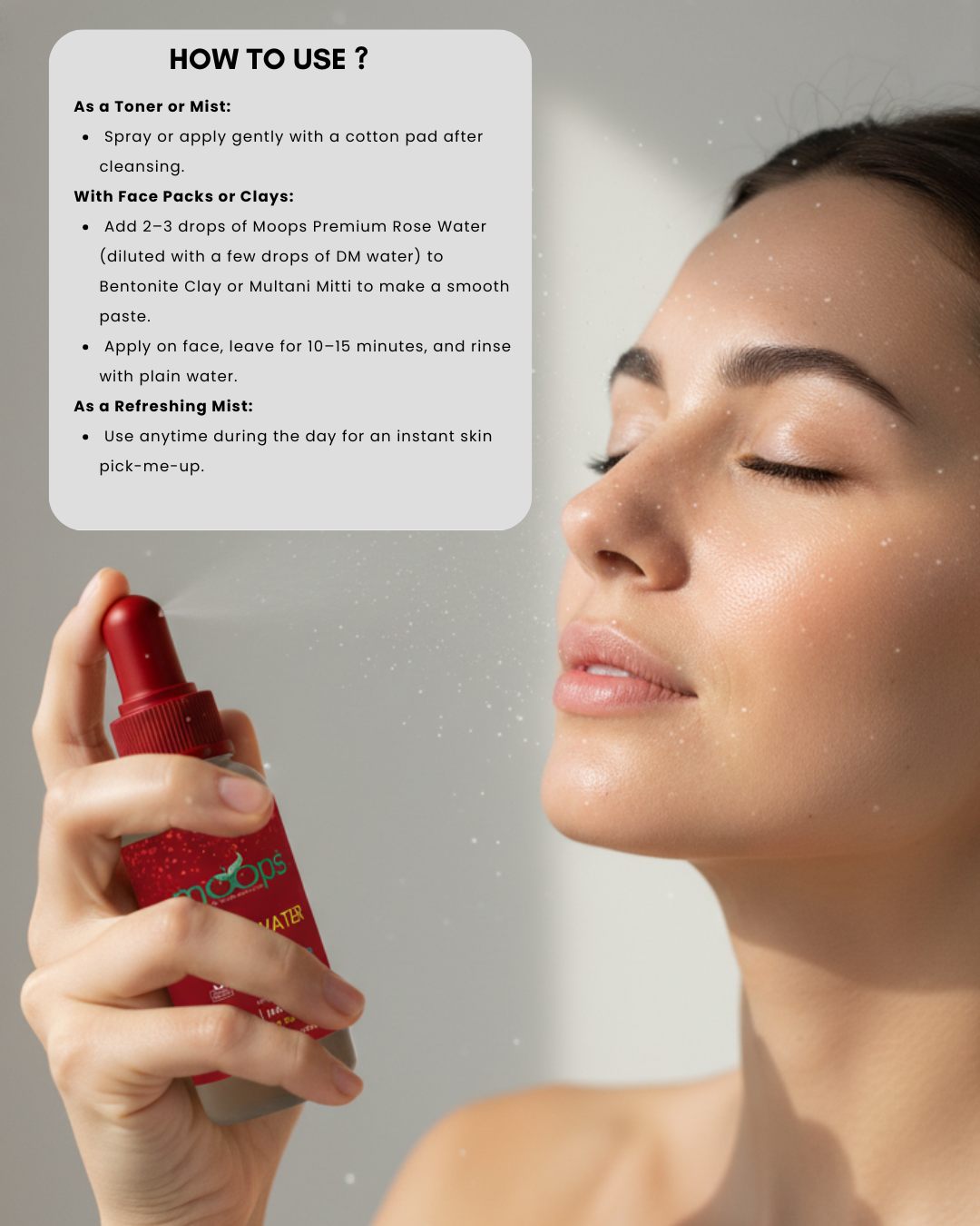 Moops Premium Rose Water 