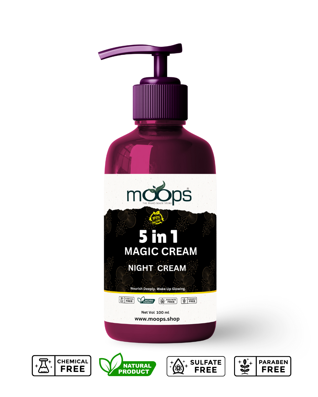 Moops 5-in-1 Magic Night Cream