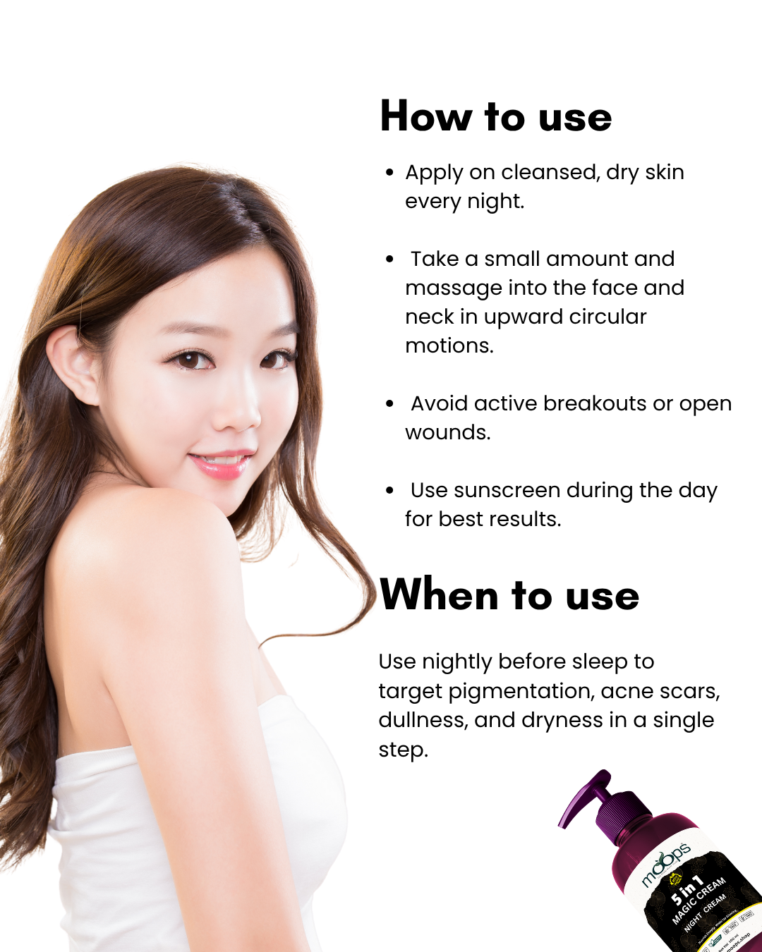 Moops 5-in-1 Magic Night Cream