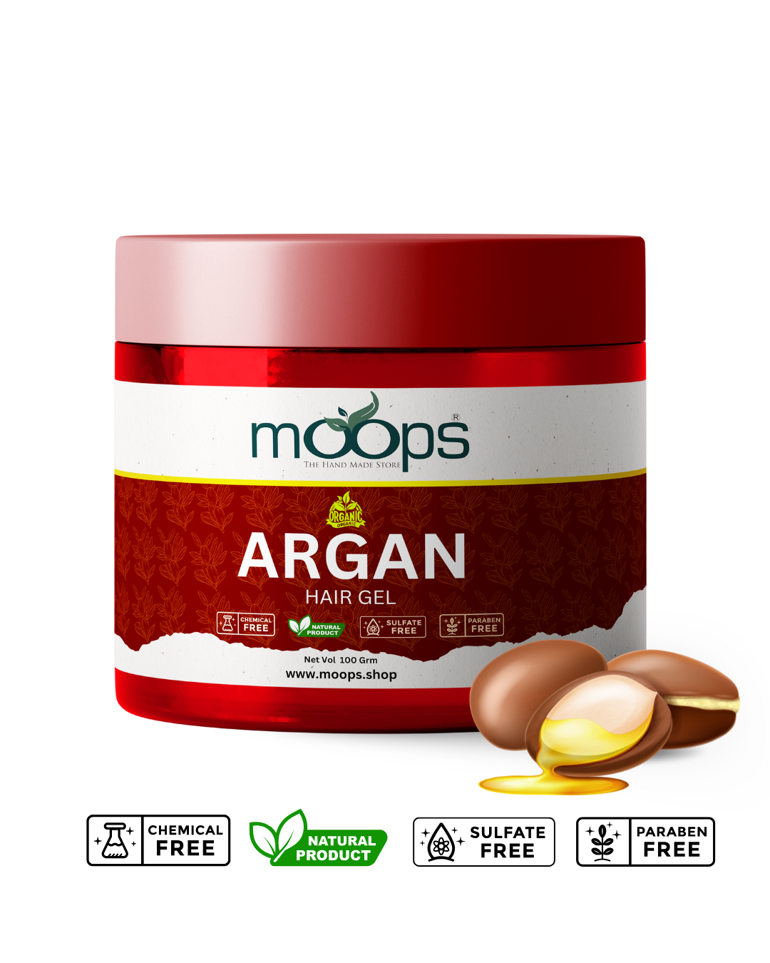 Moops Argan Hair Gel