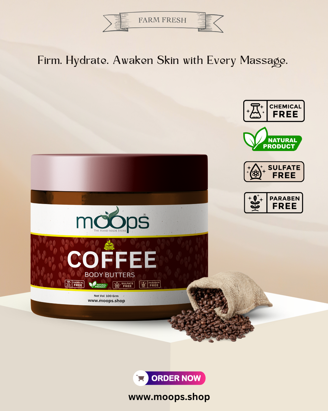 Moops Coffee Body Butter