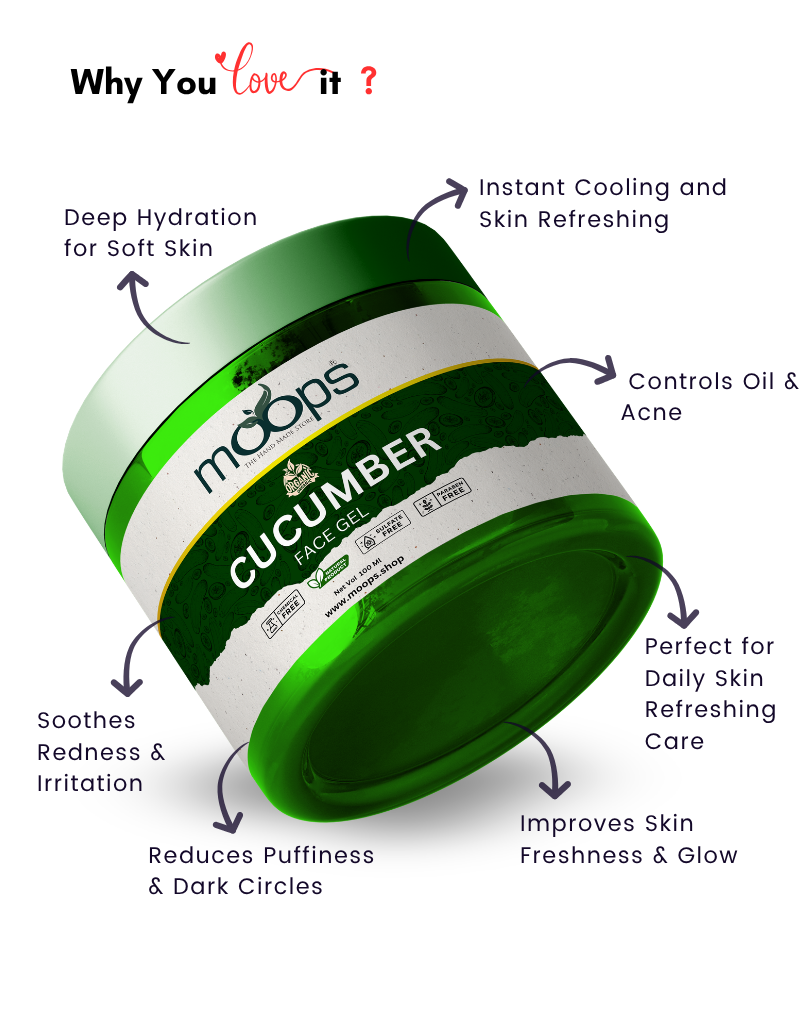 Moops Cucumber Face Gel