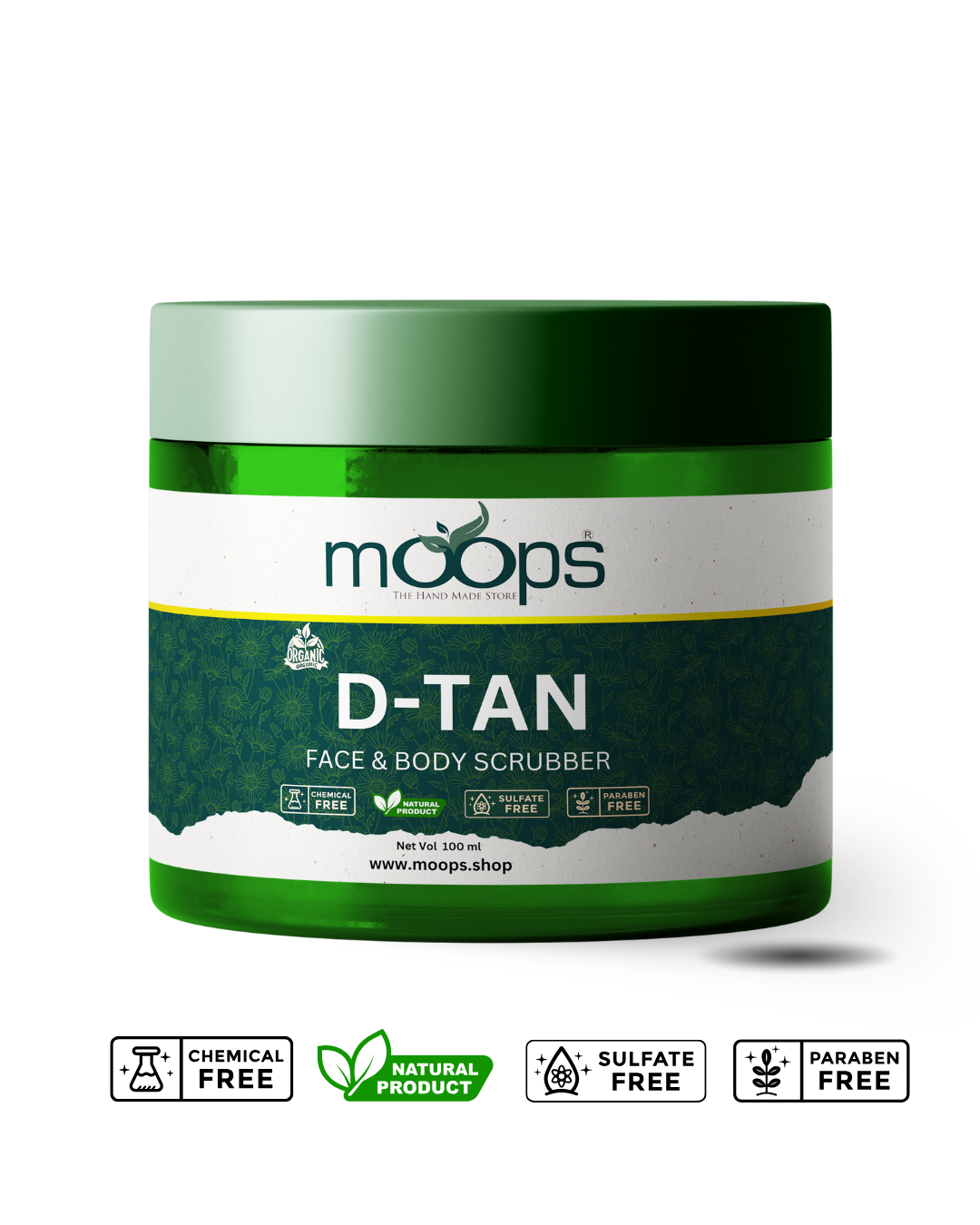 Moops D-Tan Face & Body Scrubber