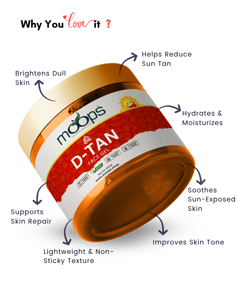 Moops De-Tan Face Gel