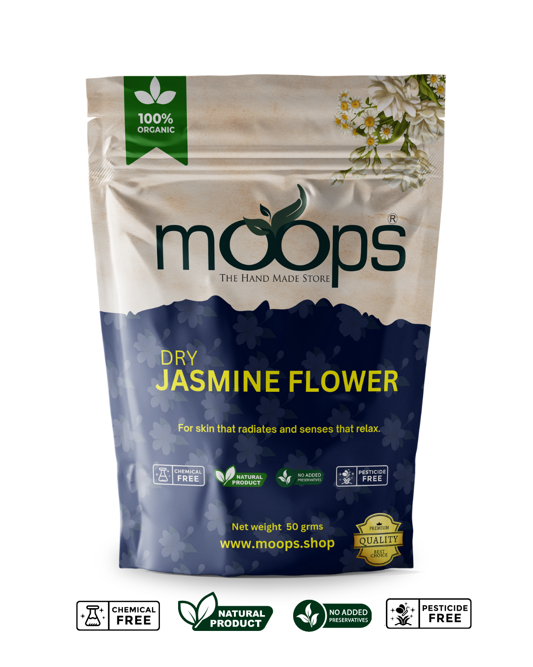 Moops Dried Jasmine Flowers