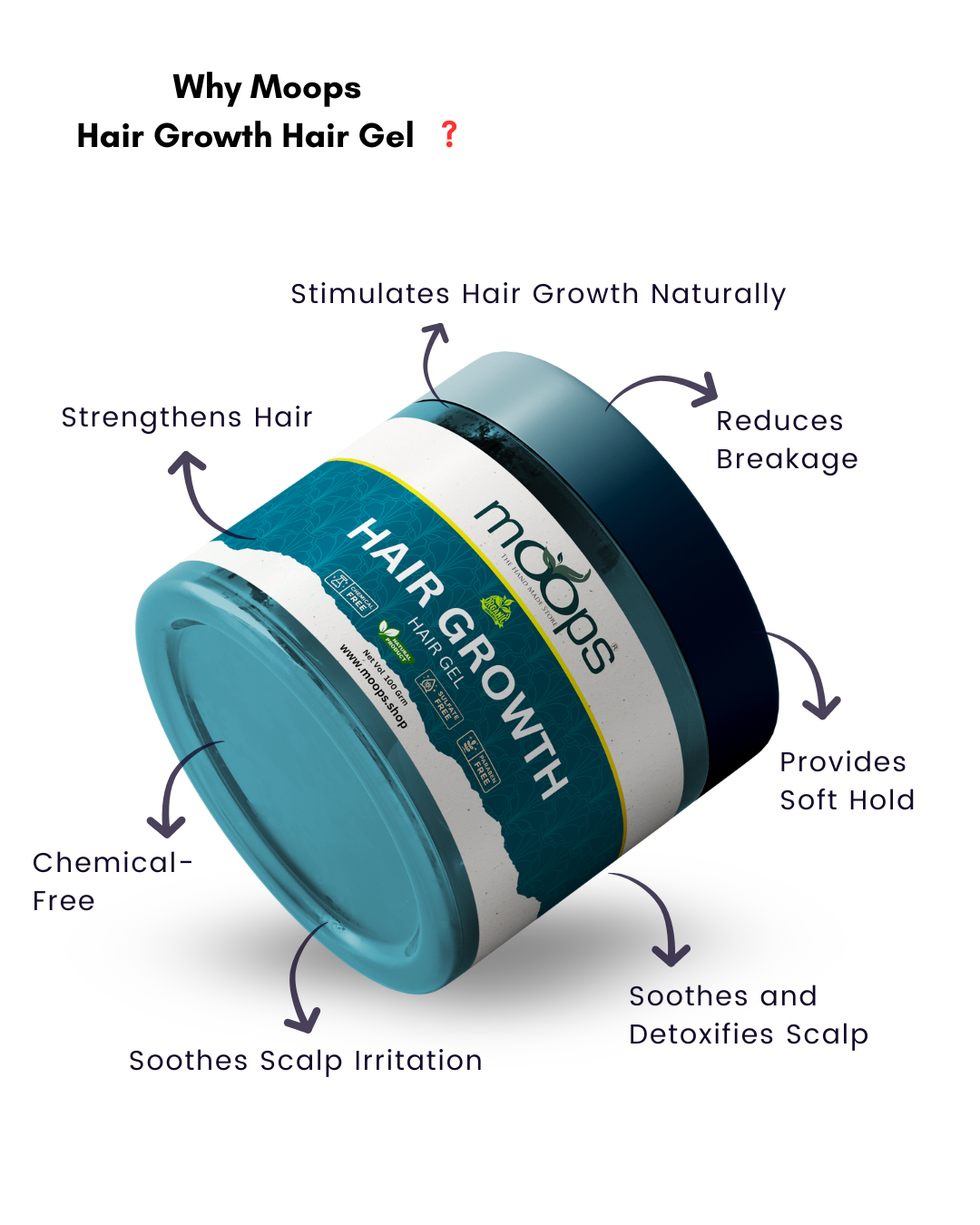 Moops Hair Growth Hair Gel