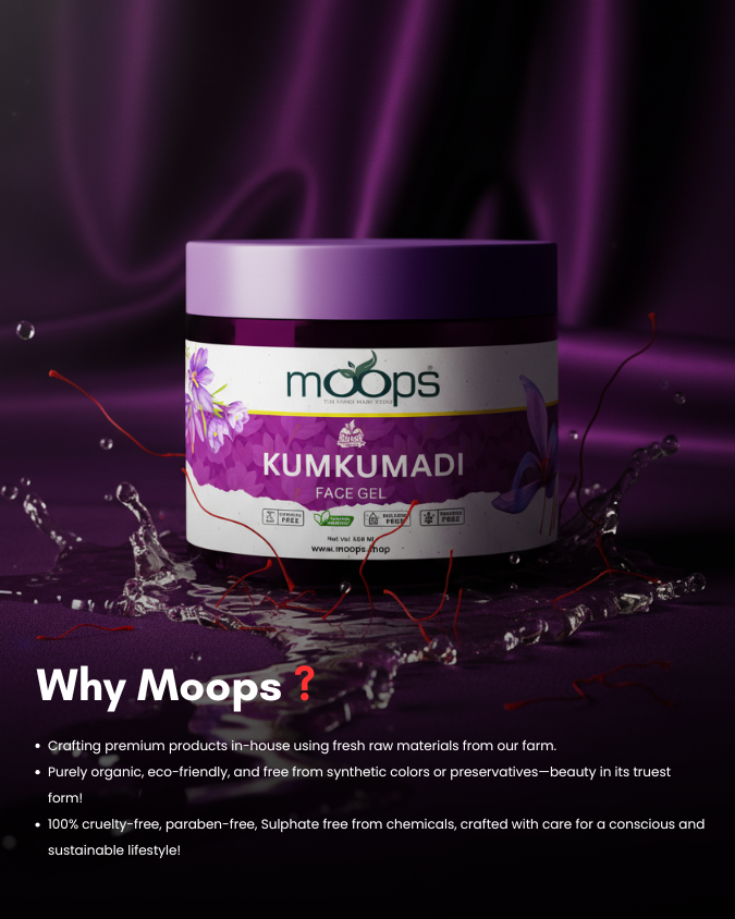 Moops Kumkumadi Face Gel