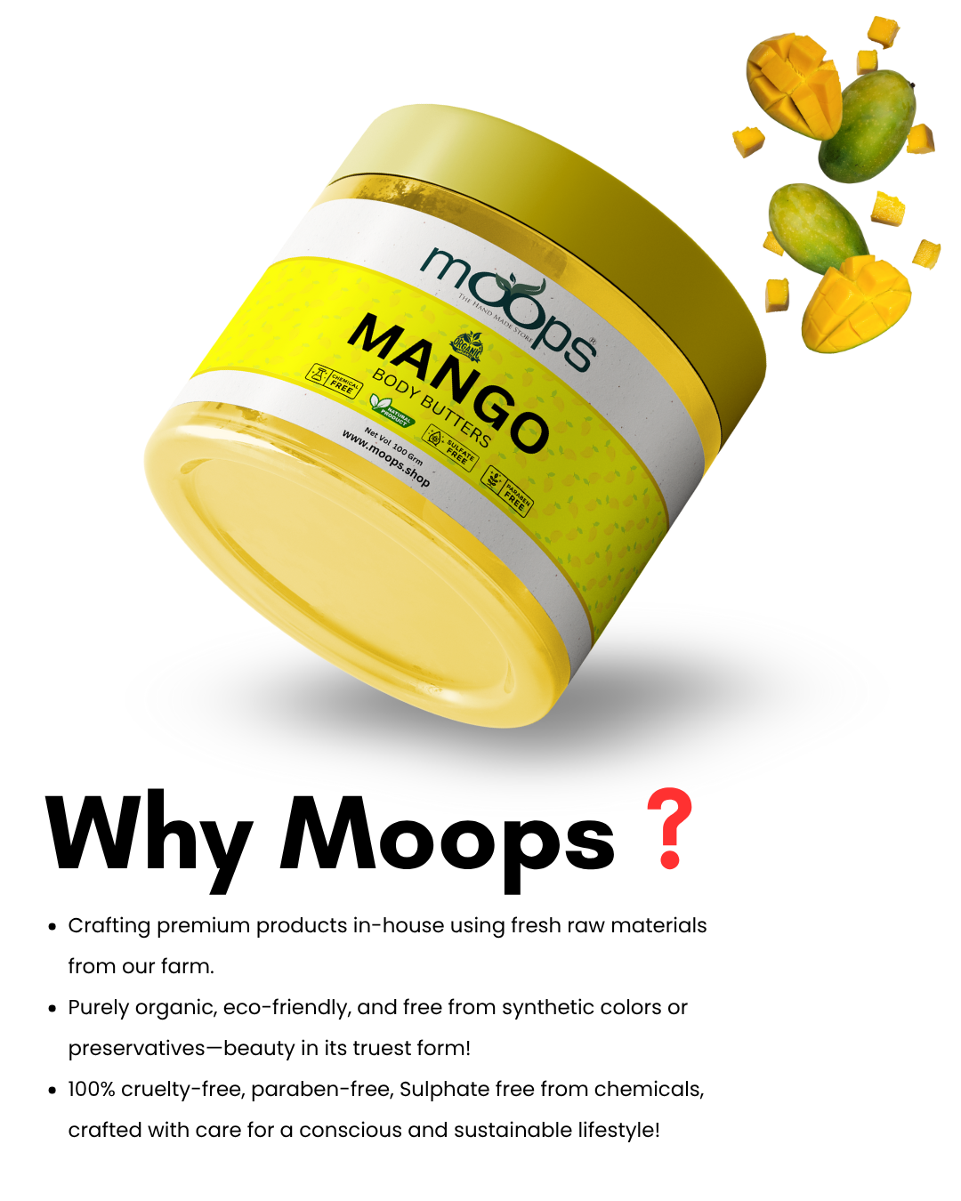 Moops Mango Body Butter
