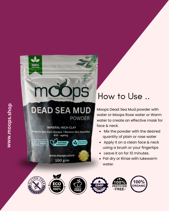 Moops Dead Sea Mud Powder