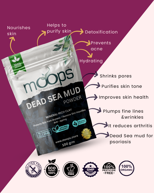 Moops Dead Sea Mud Powder