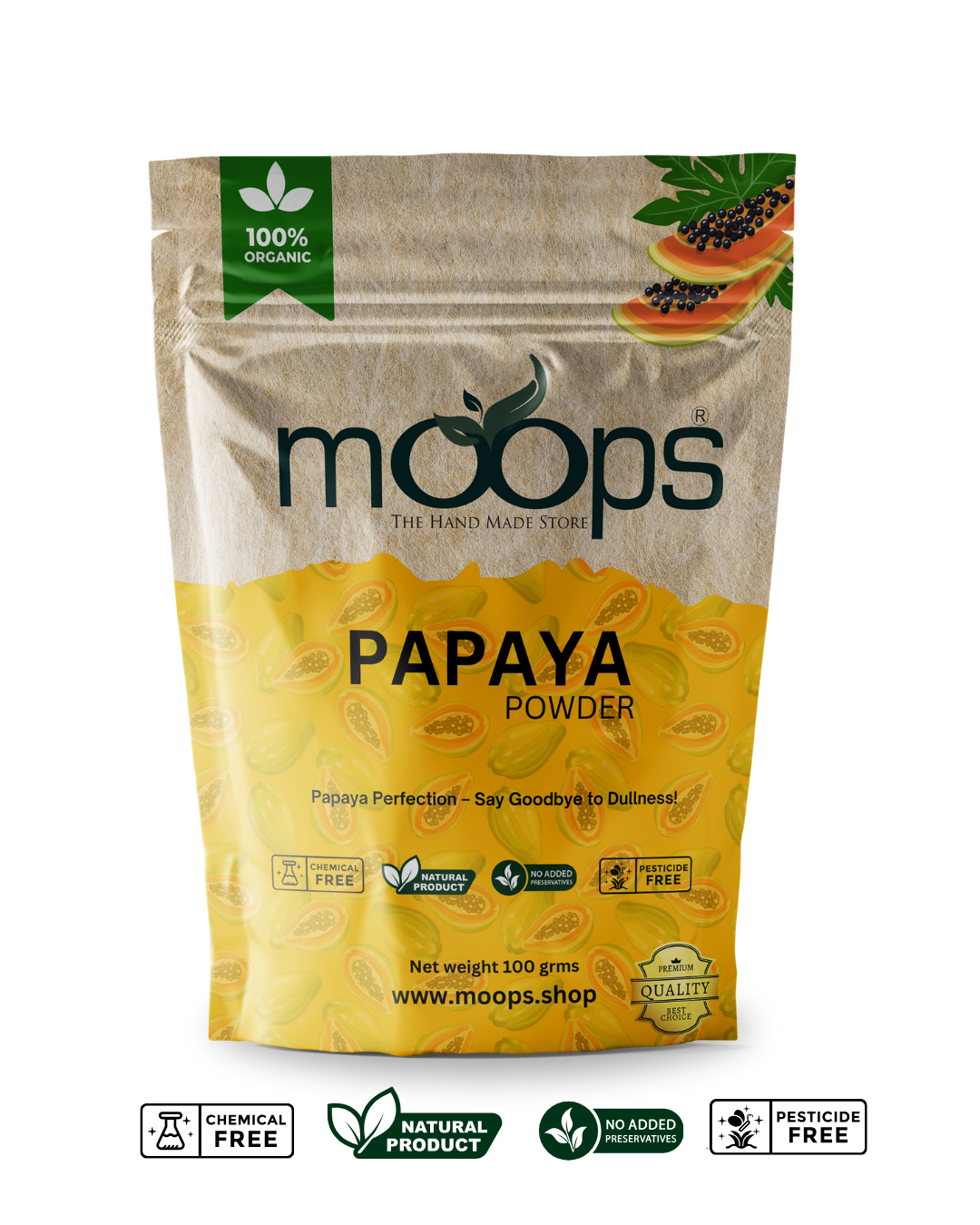 Moops Papaya Powder