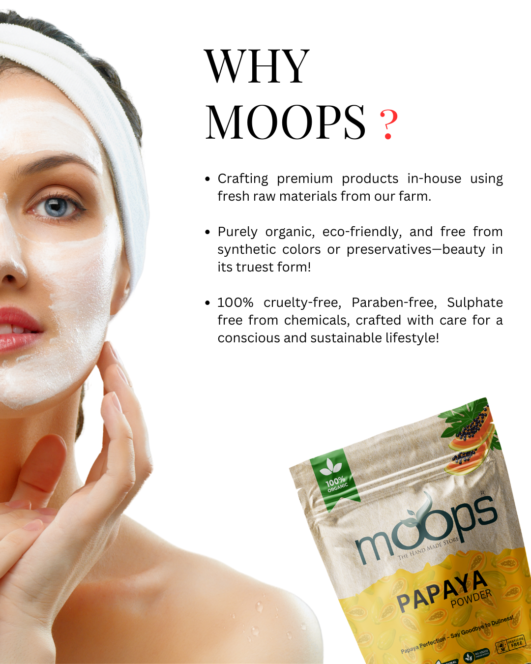 Moops Papaya Powder