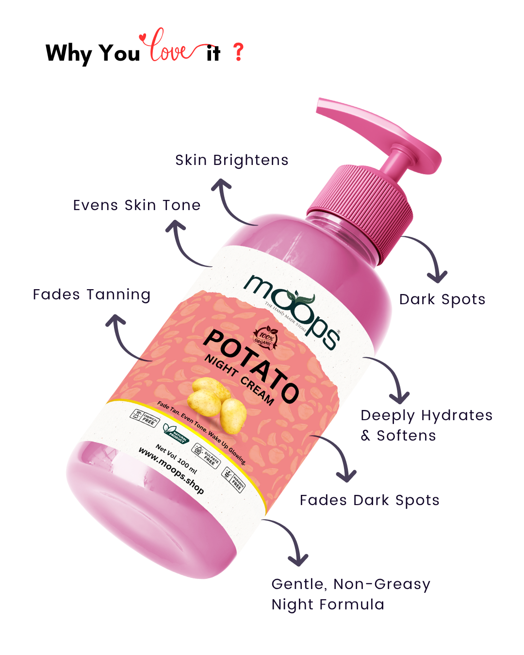 Moops Potato Night Cream