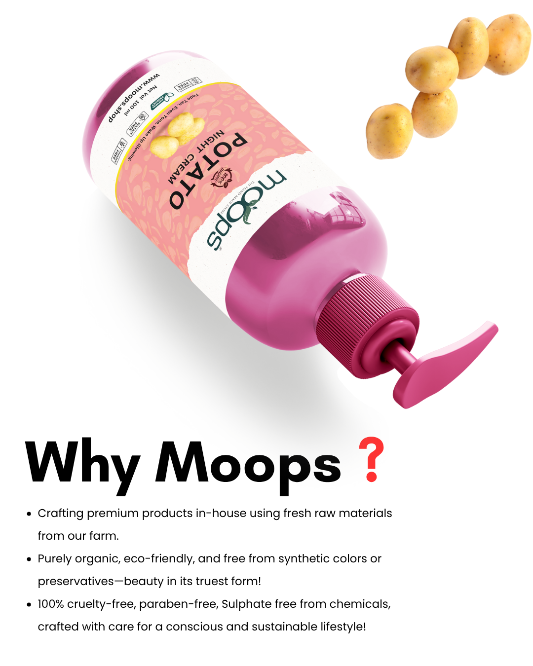 Moops Potato Night Cream