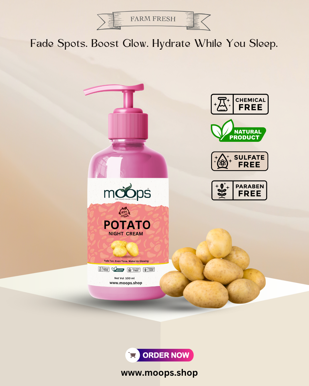 Moops Potato Night Cream