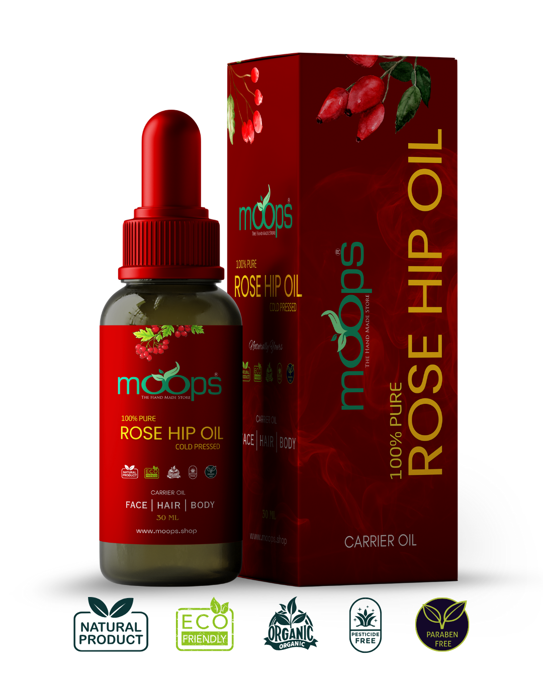 Moops Rose Hip Oil