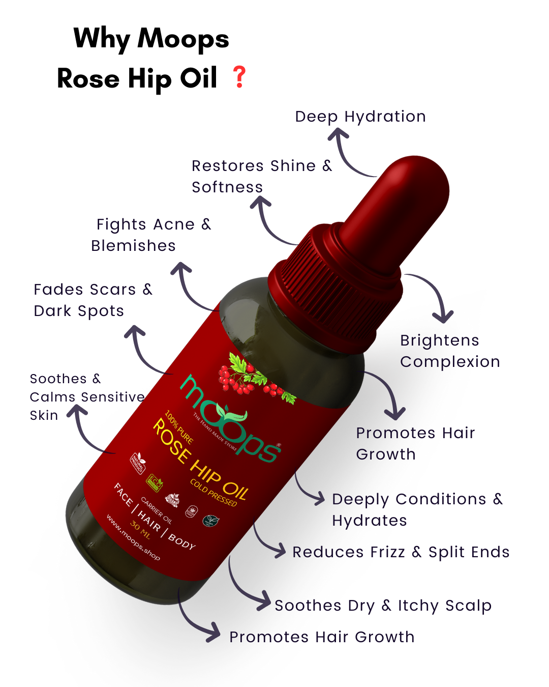 Moops Rose Hip Oil