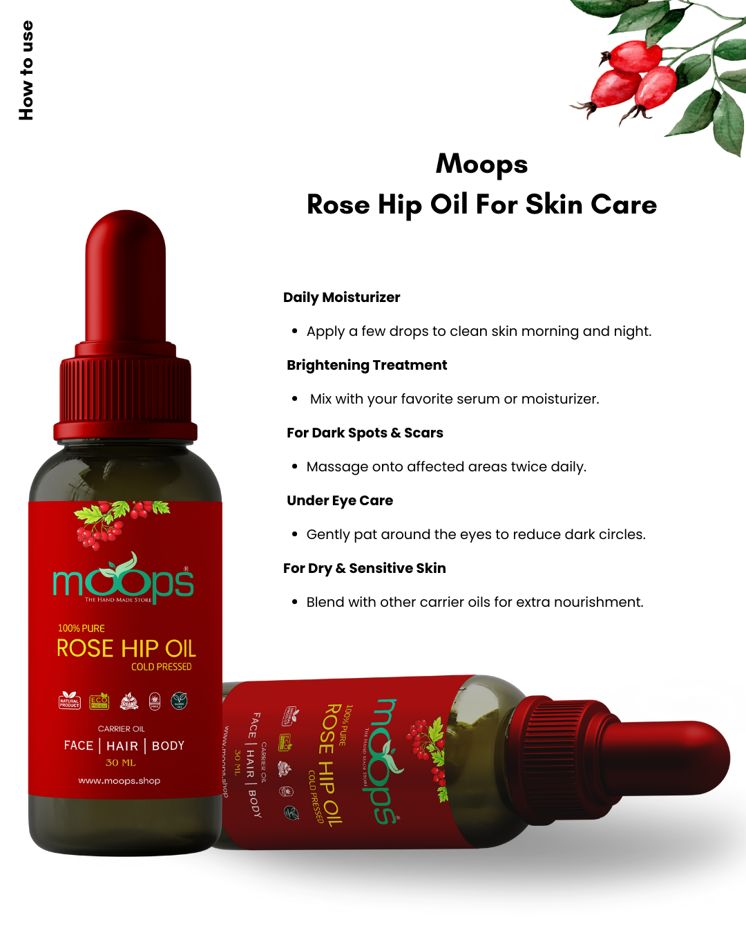 Moops Rosehip Oil