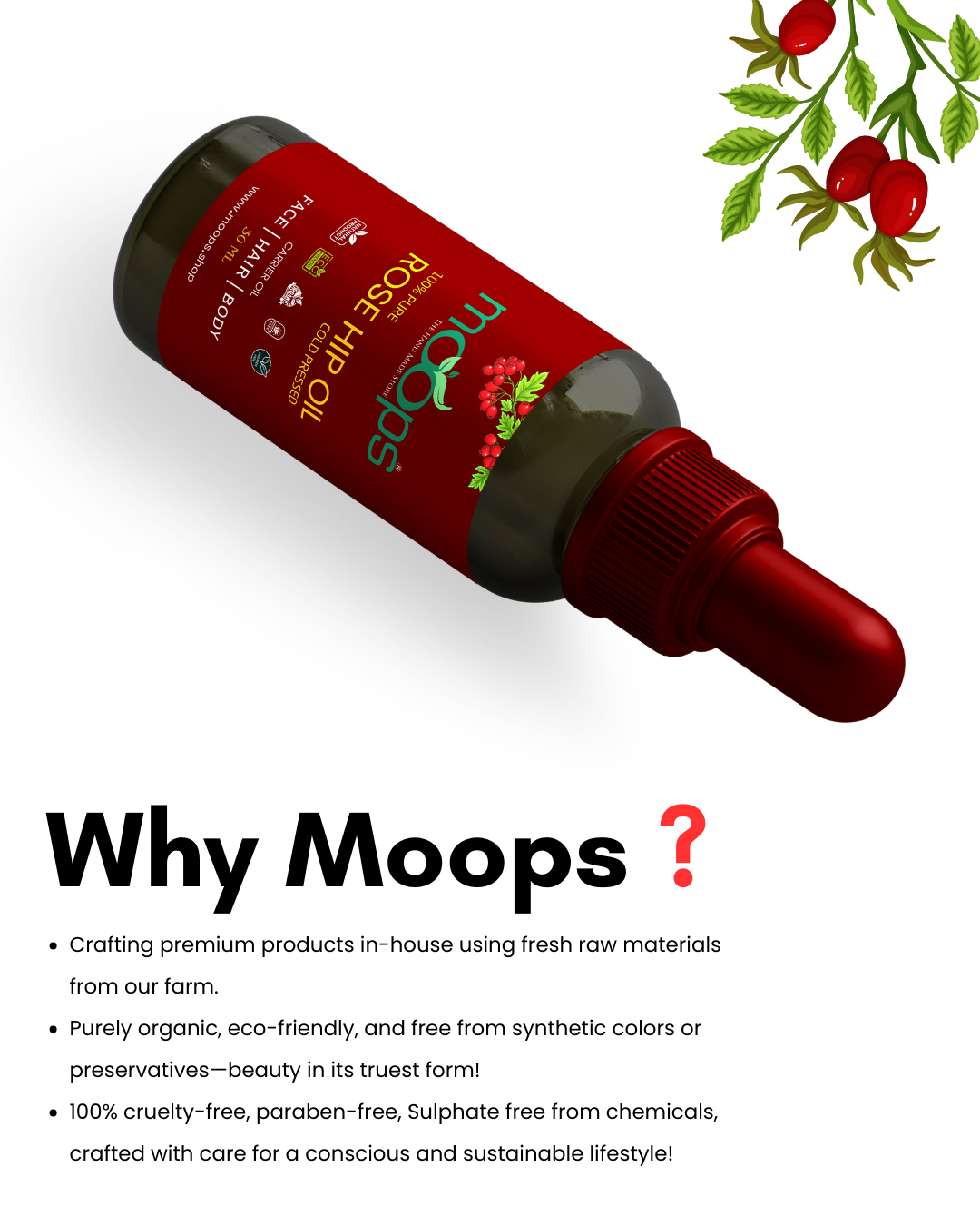 Moops Rose Hip Oil