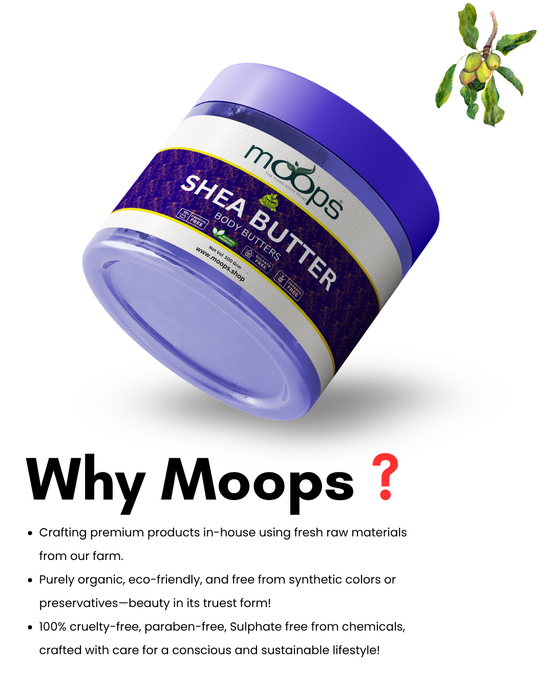 Moops Shea Butter Body Butter