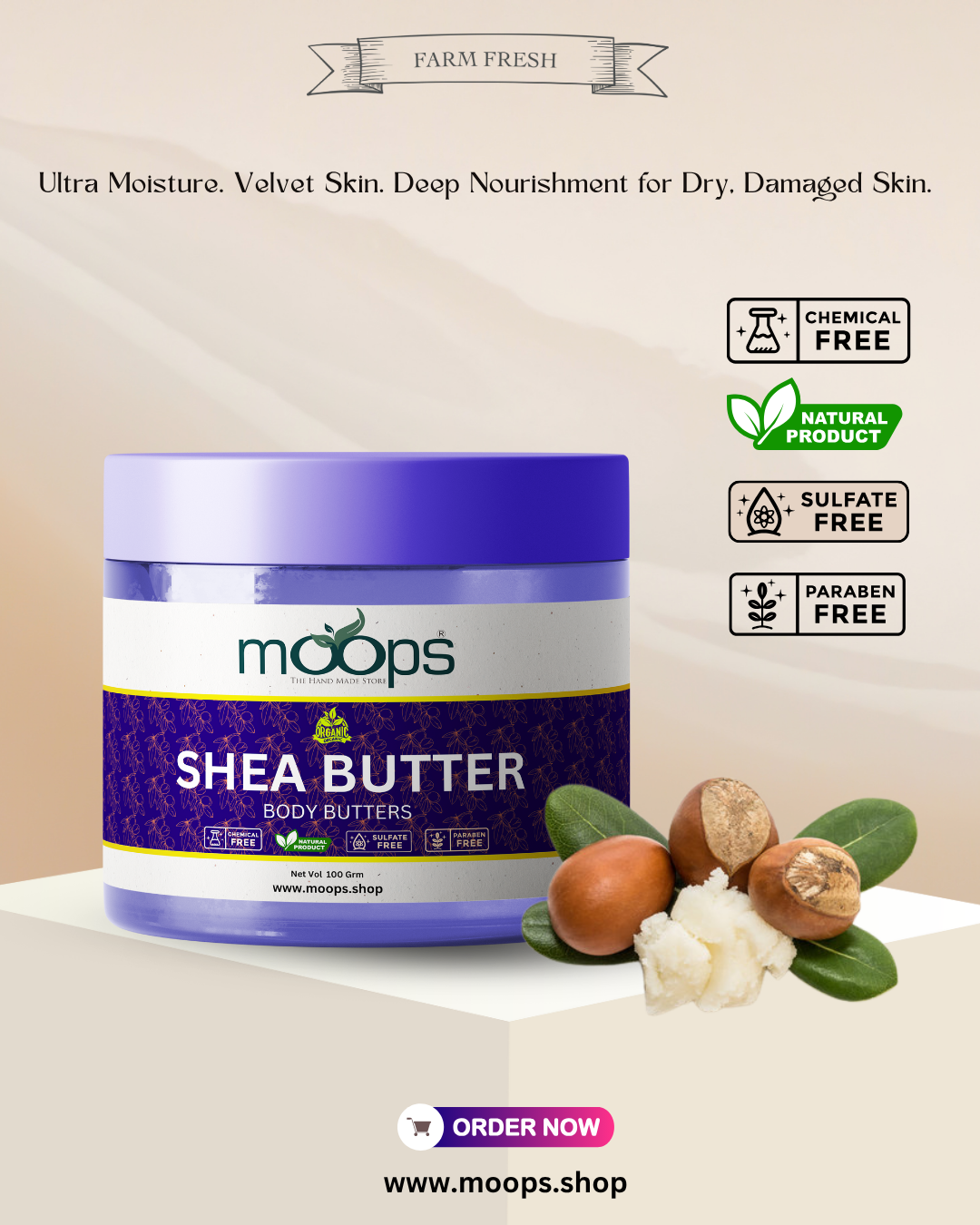 Moops Shea Butter Body Butter