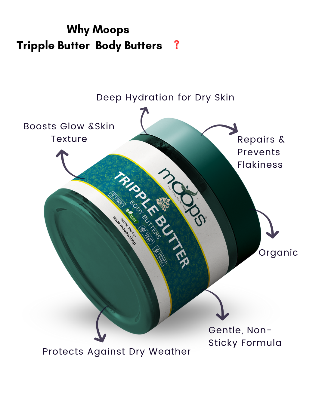 Moops Triple Butter Body Butter