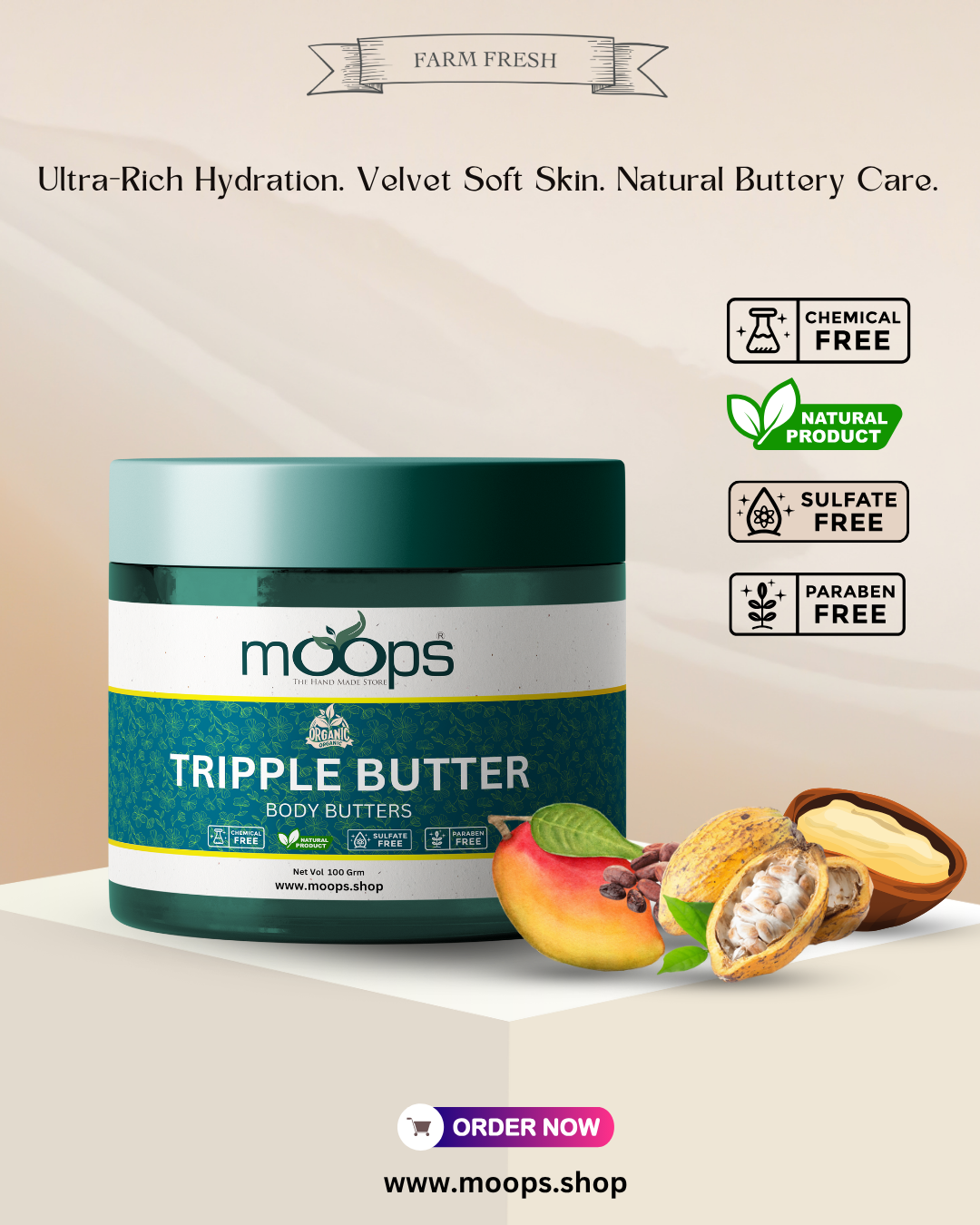 Moops Triple Butter Body Butter