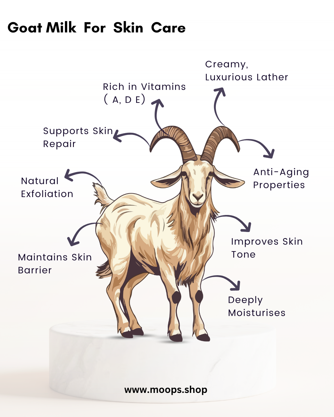 Moops Goat Milk Aloe Vera Premium Handmade Soap