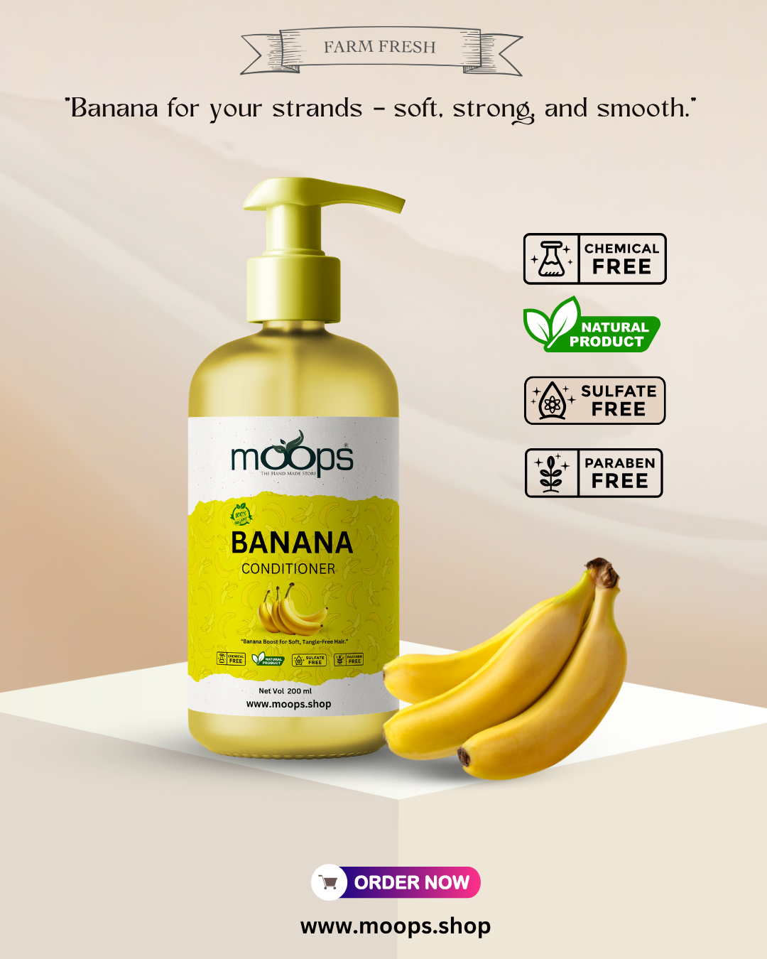 Moops Banana Conditioner