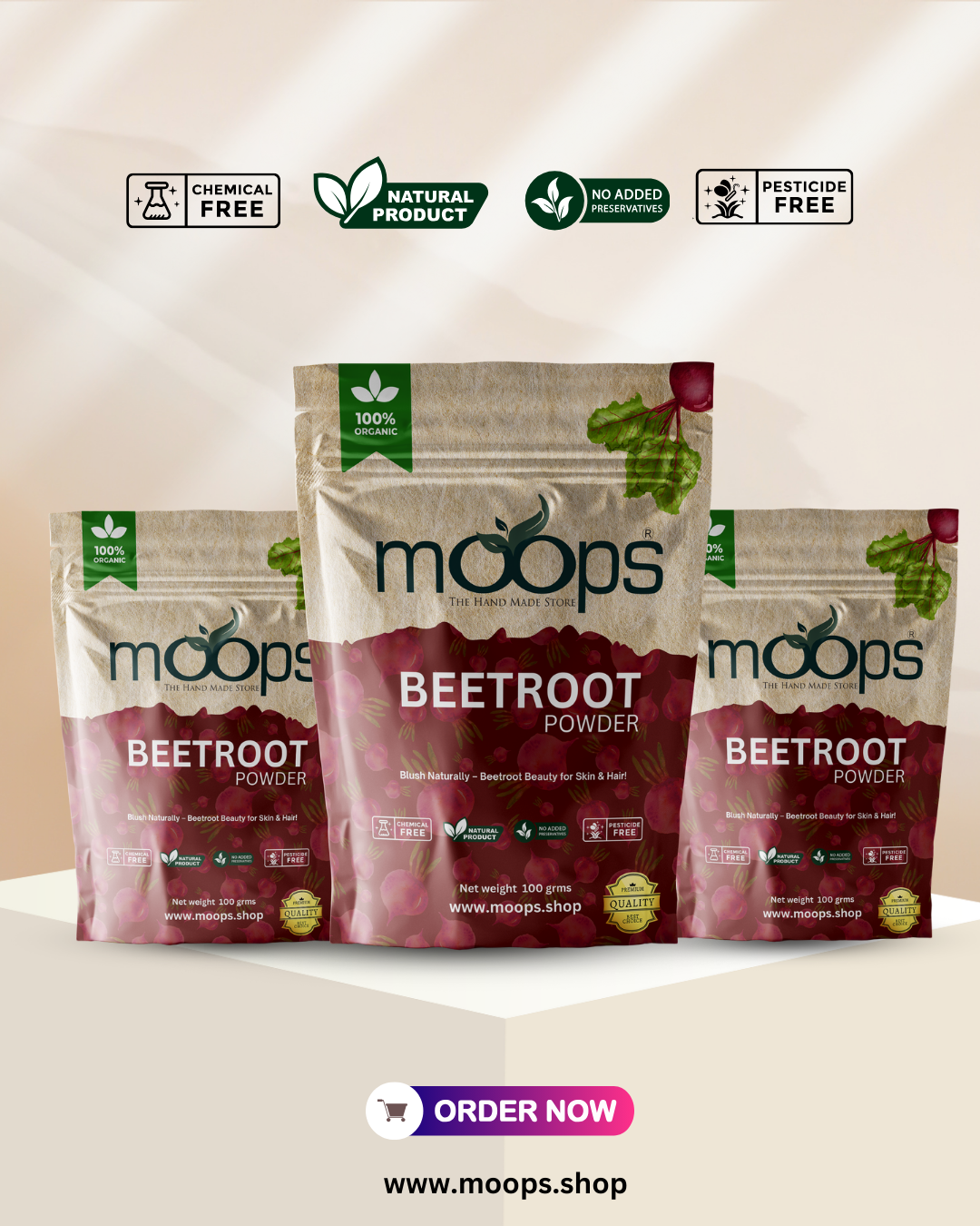 Moops Beetroot Powder