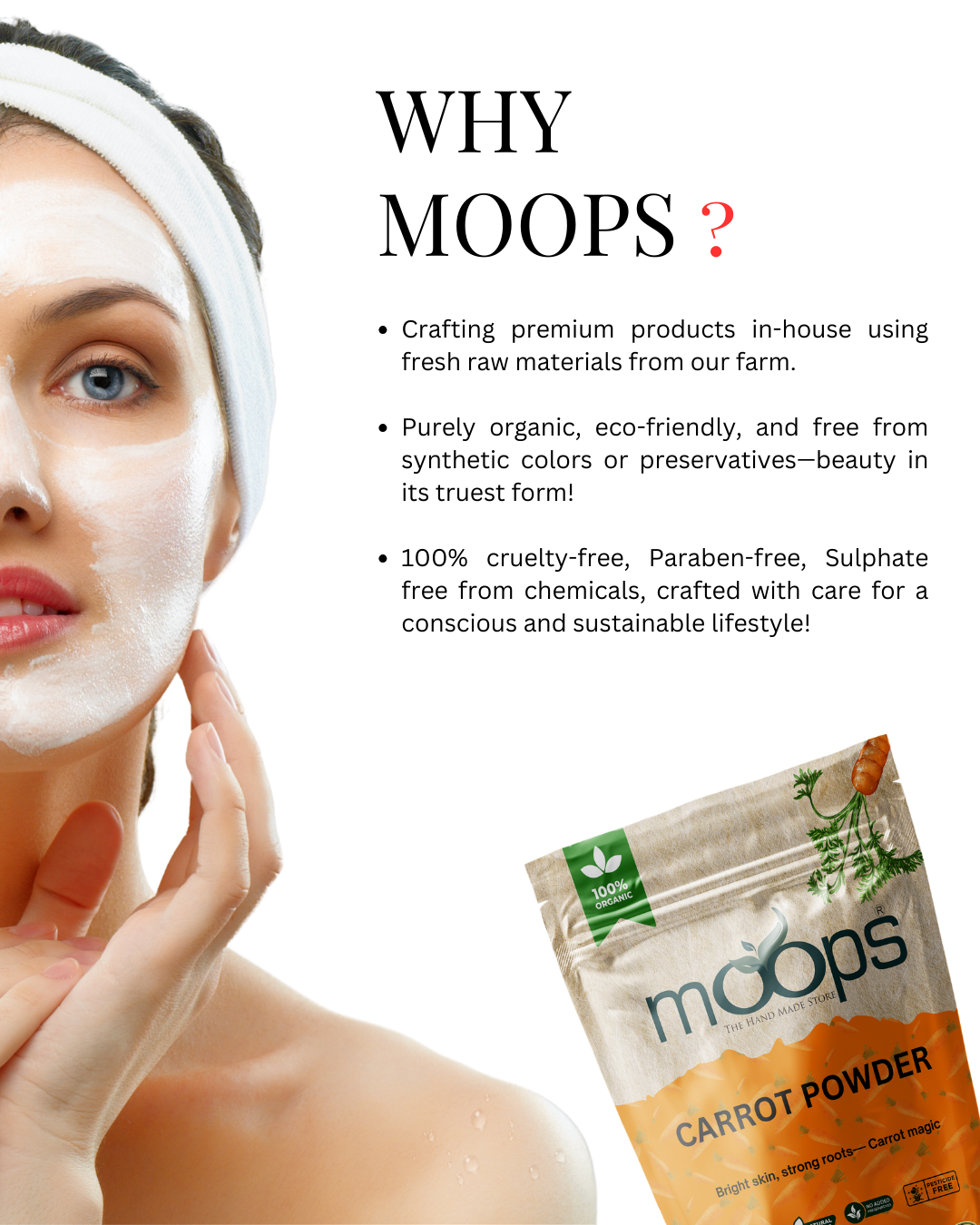 Moops Carrot Powder