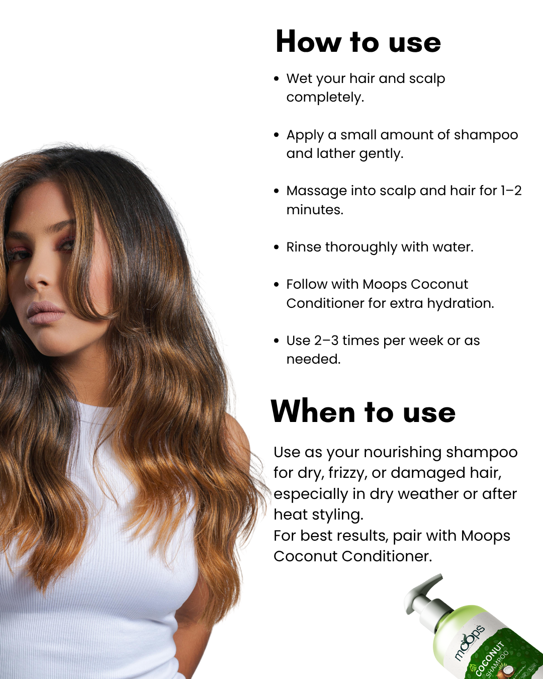 Moops Coconut Shampoo