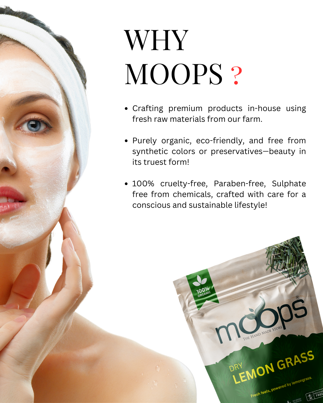 Moops Dried Lemongrass Leaves