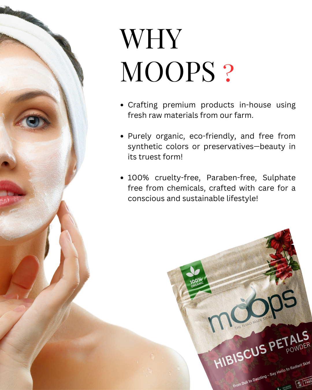 Moops Hibiscus Petal Powder