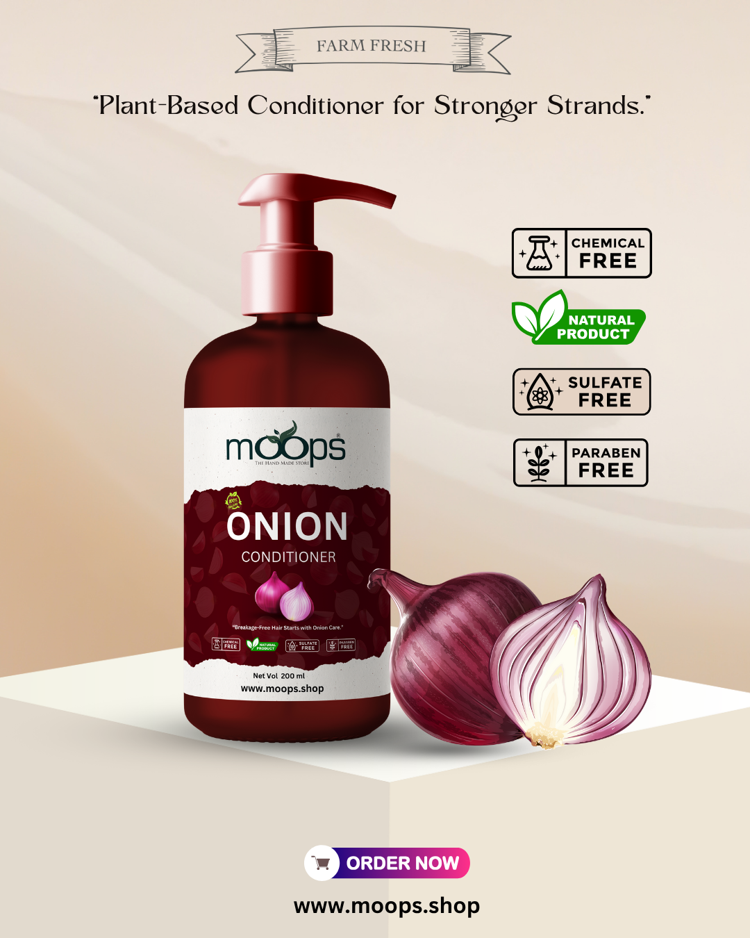 Moops Onion Conditioner