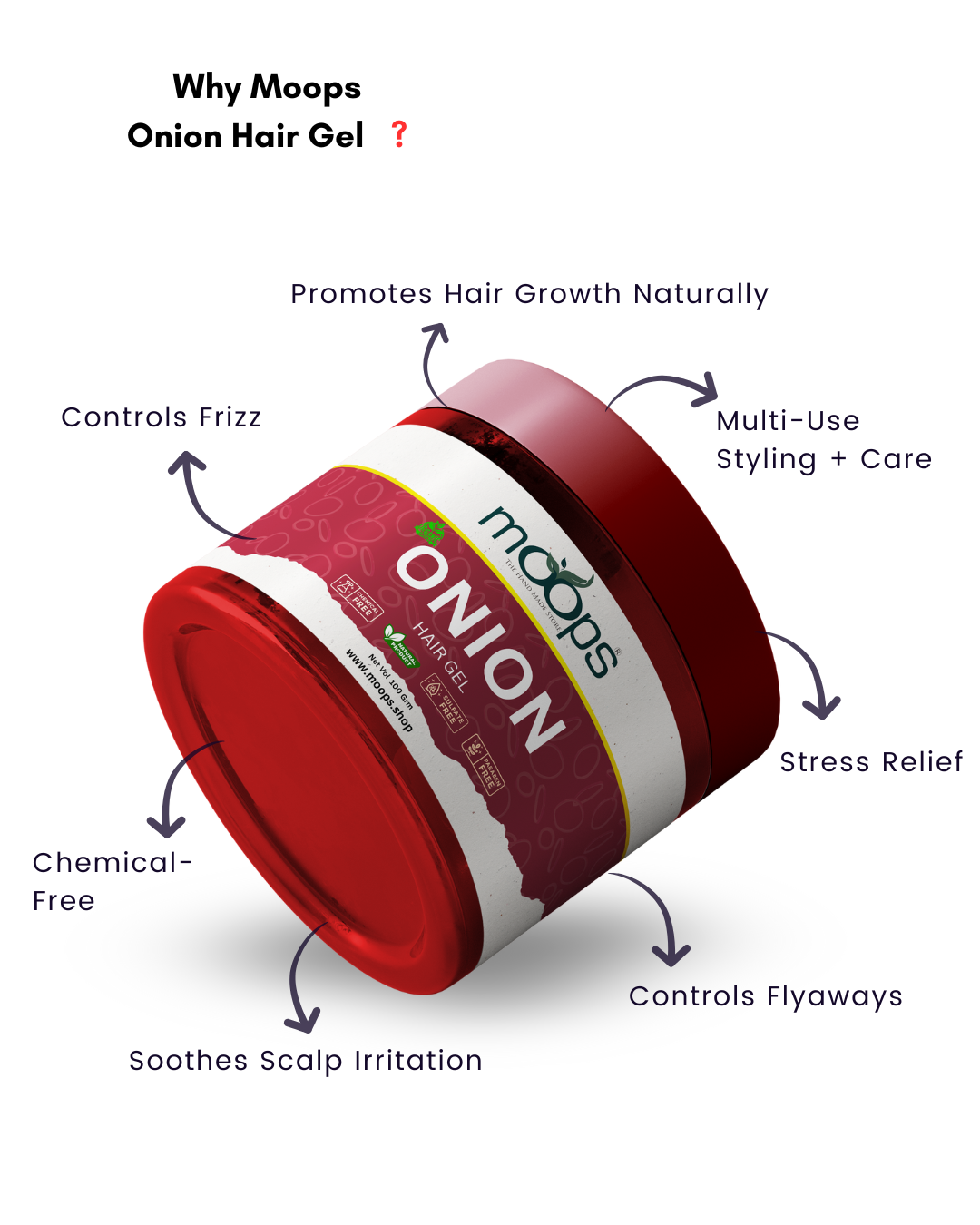 Moops Onion Hair Gel