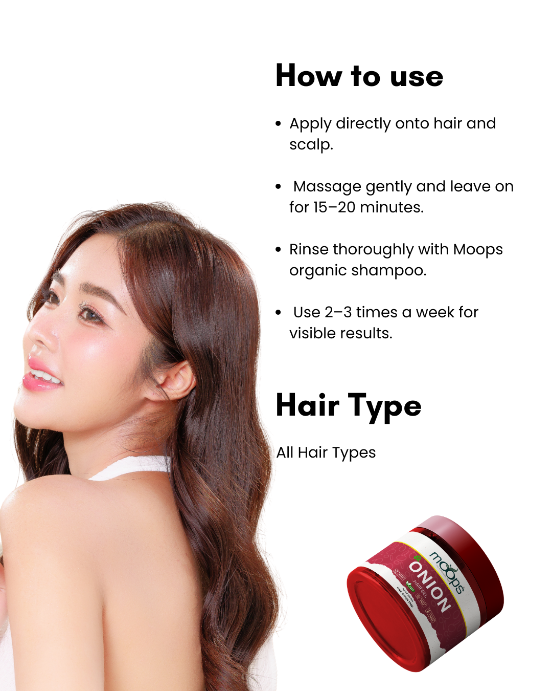 Moops Onion Hair Gel