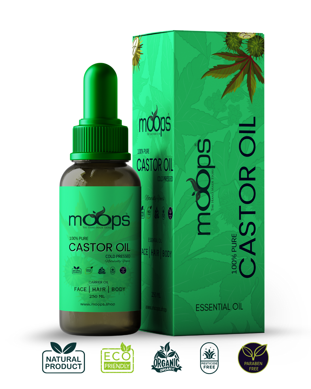 Moops Castor Oil