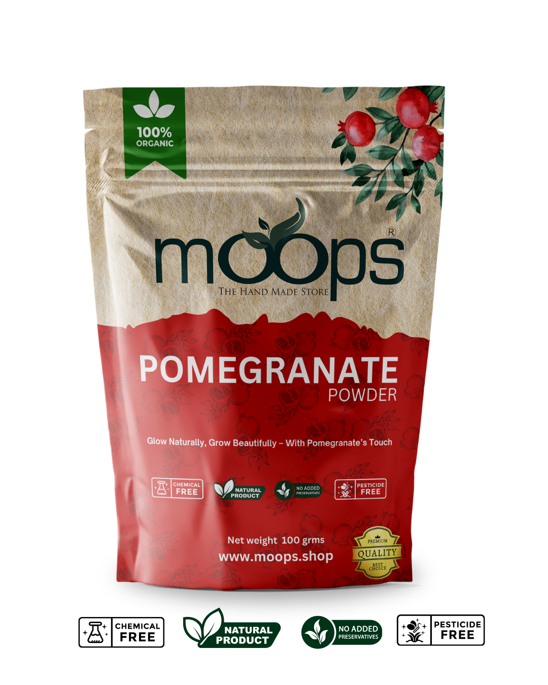 Moops Pomegranate Powder