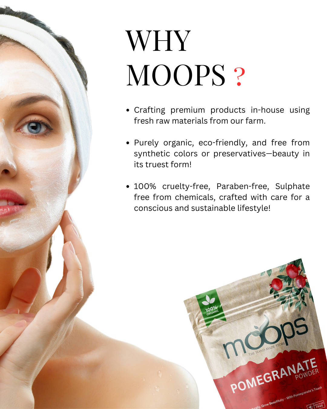 Moops Pomegranate Powder