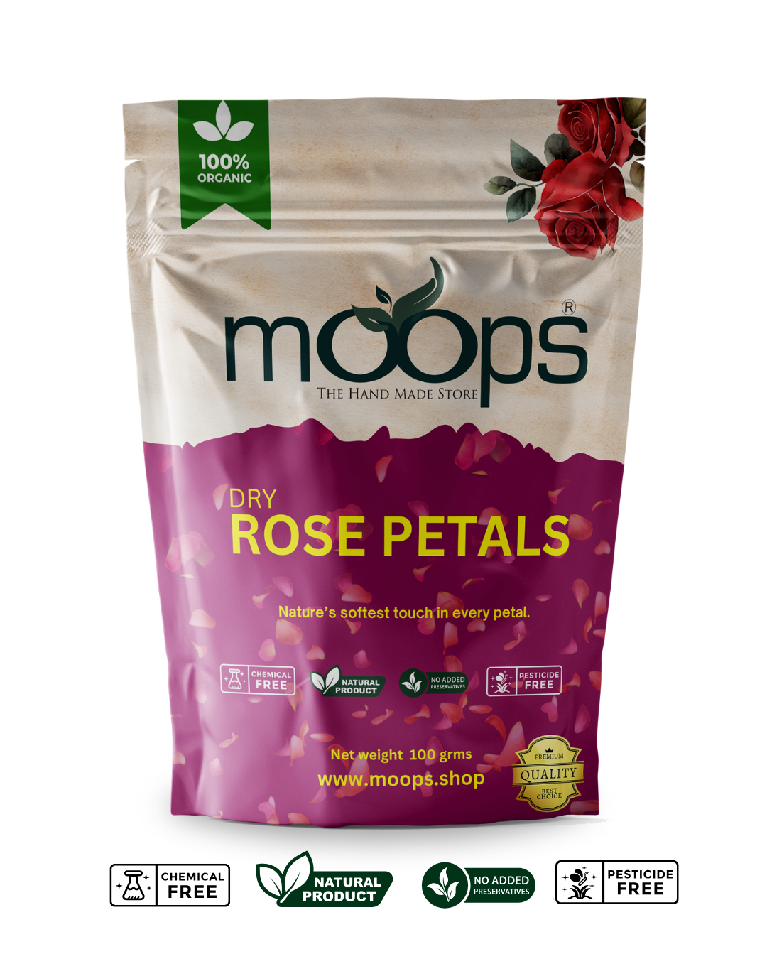 Moops Dried Rose Petals
