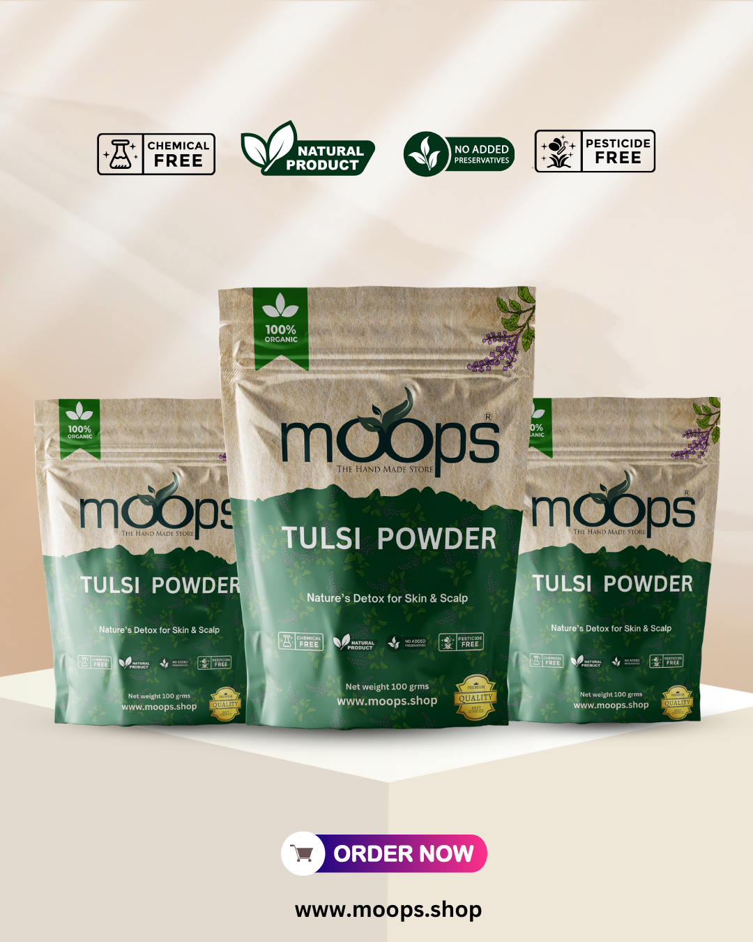 Moops Tulsi Powder