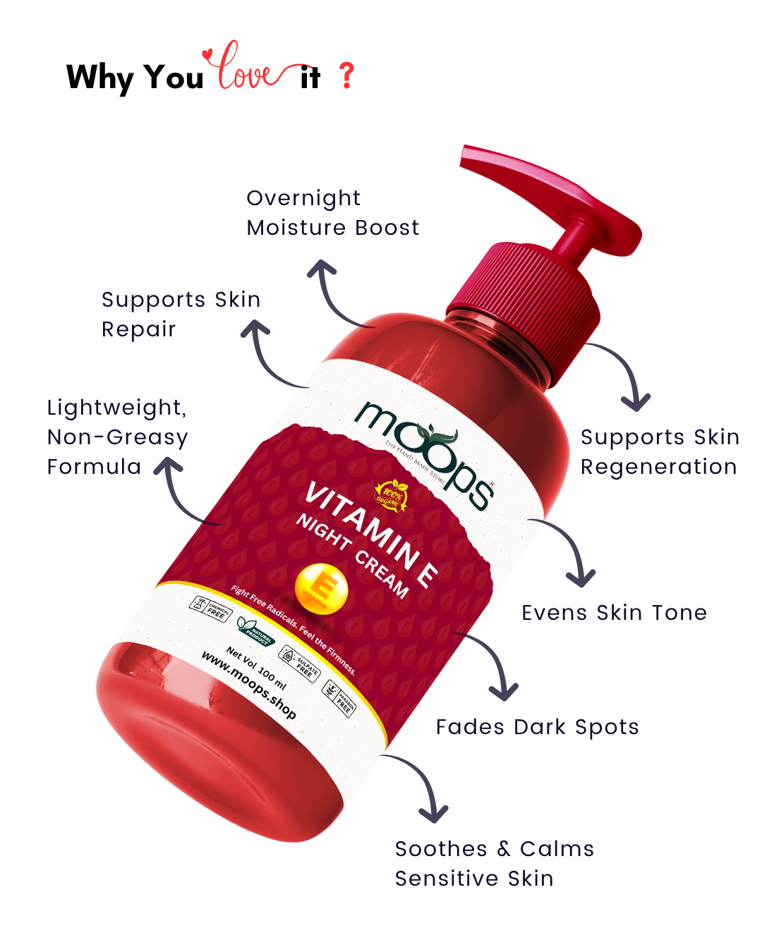Moops Vitamin E Night Cream