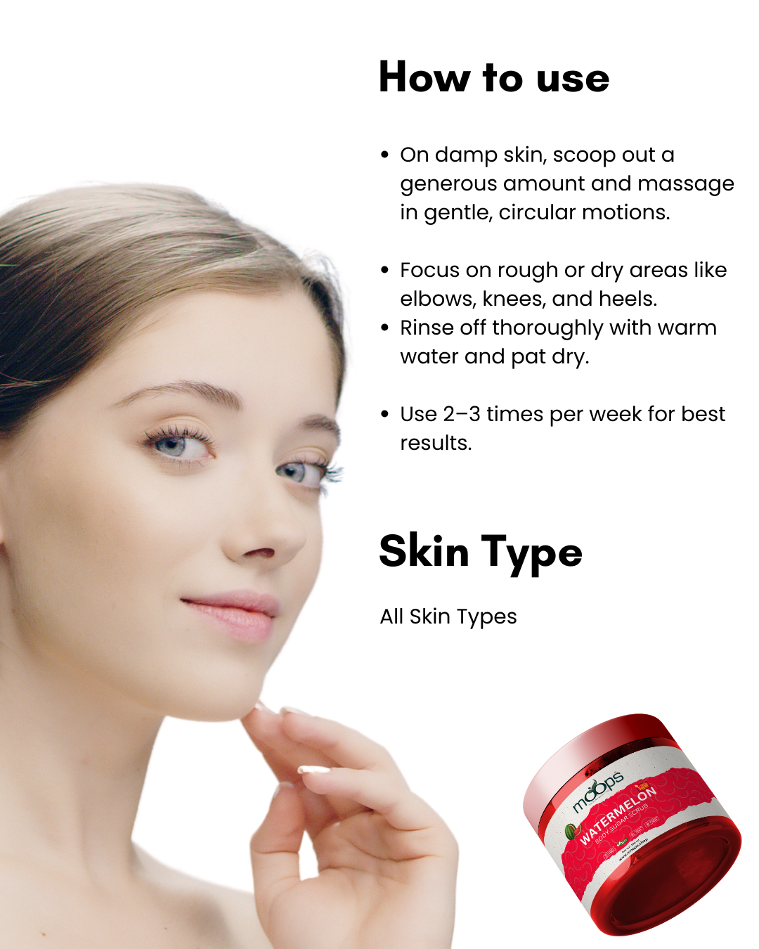 Moops Watermelon Sugar Body Scrub