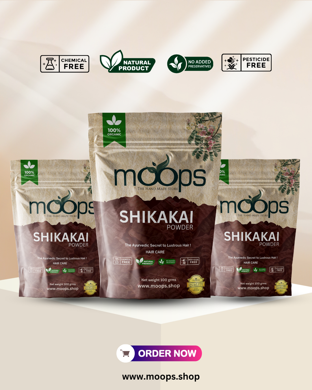 Moops Shikakai Powder