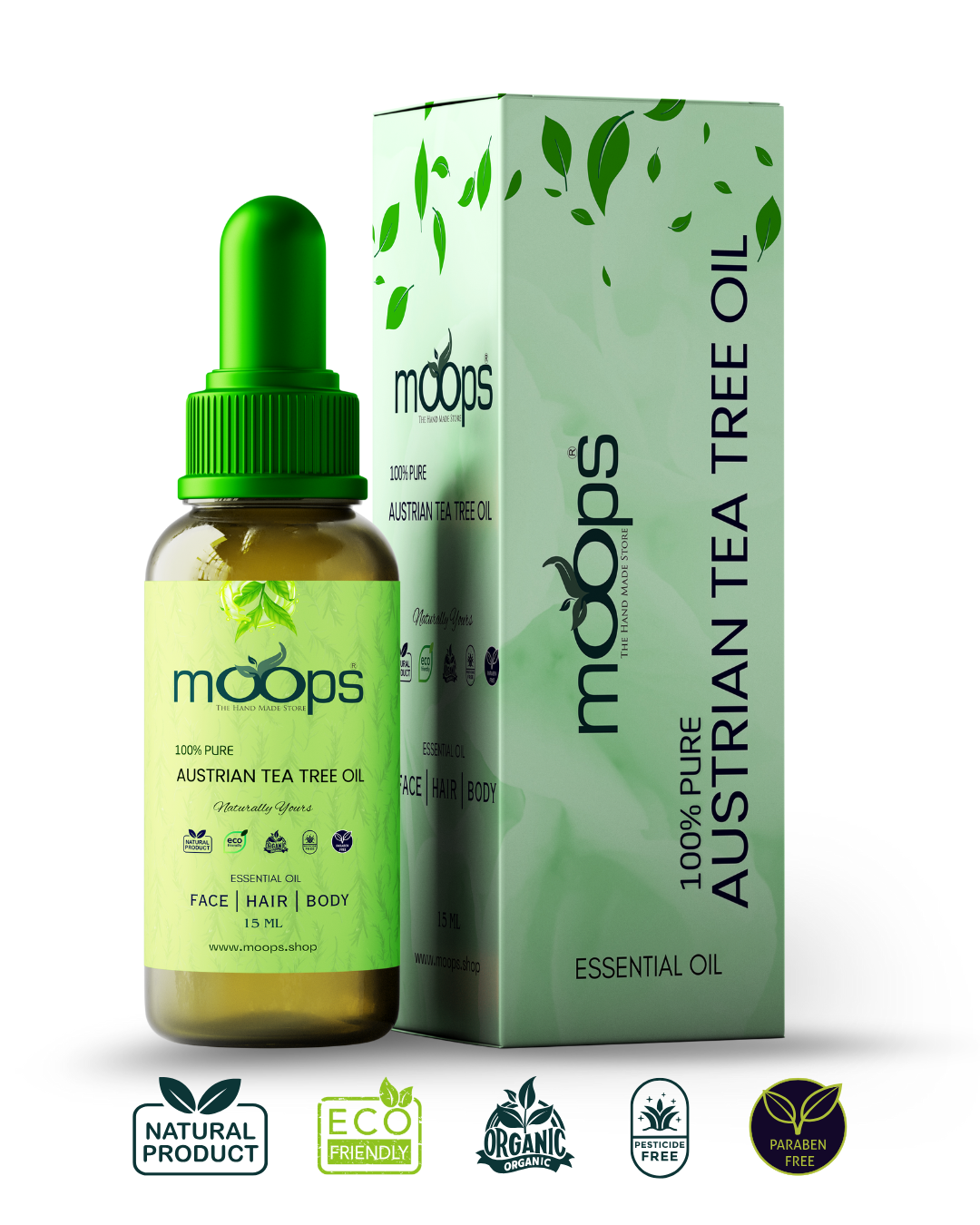 Moops Austrian Tea Tree Essential Oil