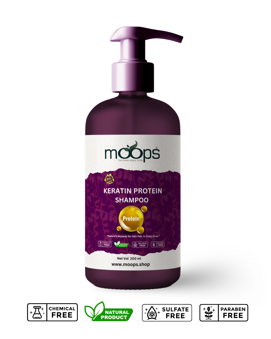 Moops Keratin Protein Shampoo