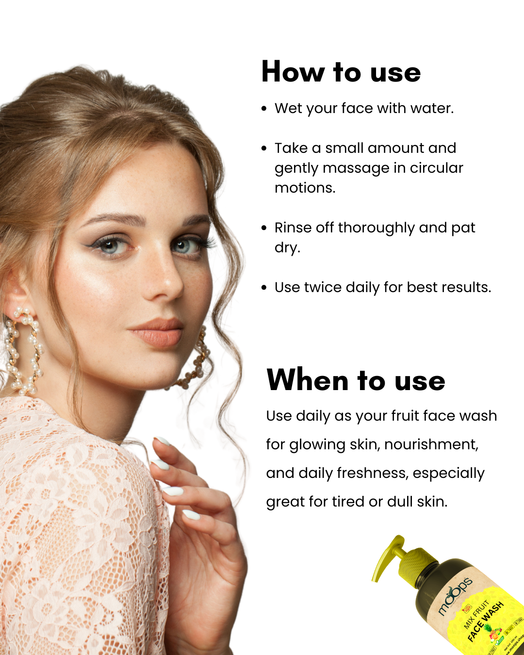 Moops Mix Fruit Face Wash