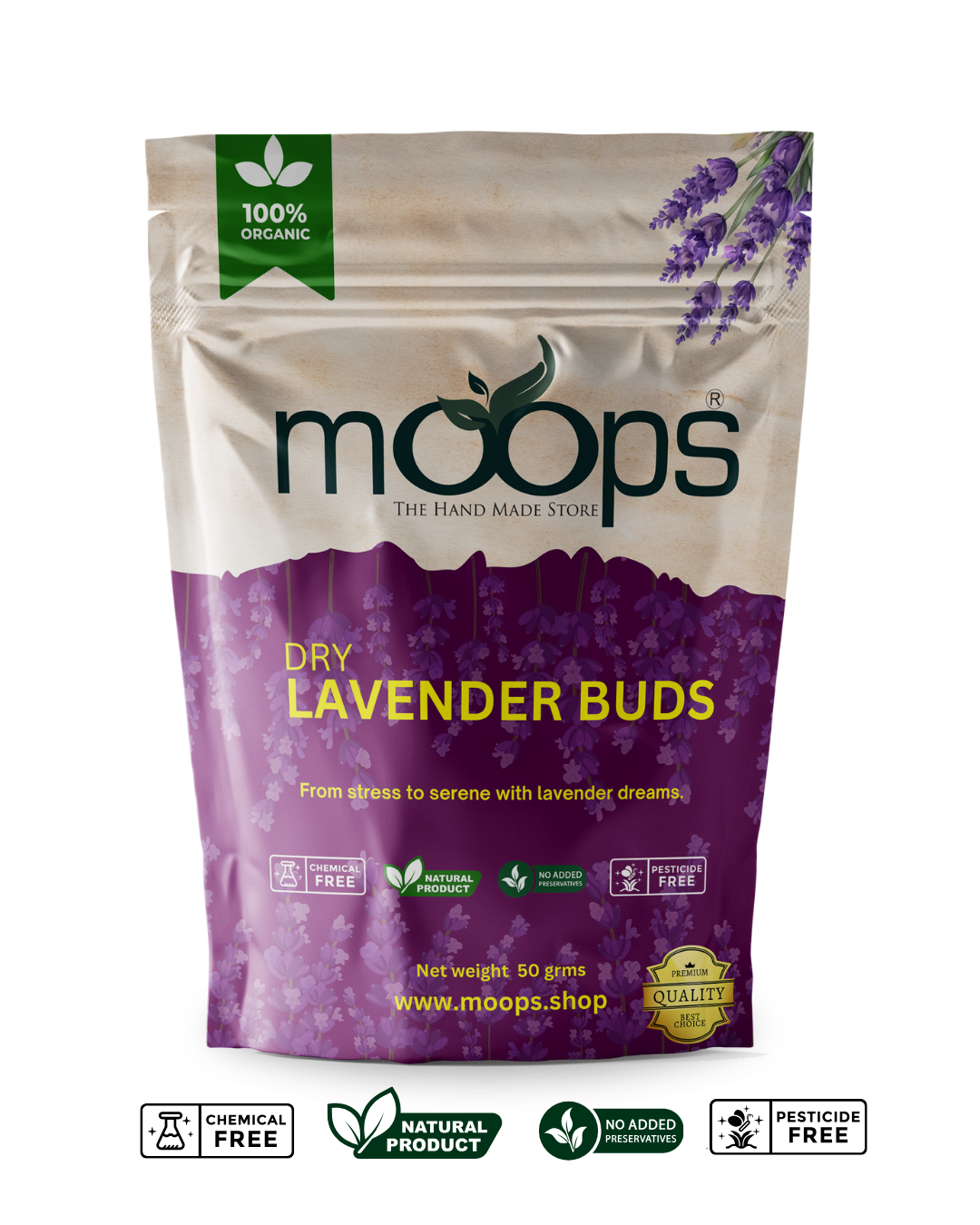 Moops Dried Lavender Buds
