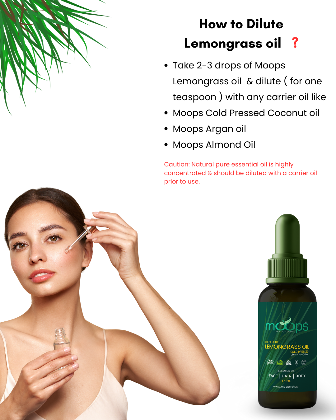 Moops Lemongrass Essential Oil